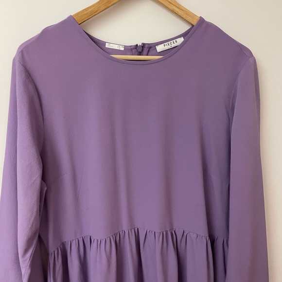 Pieces MIDI Lavender Dress!!! - Picture 2 of 6